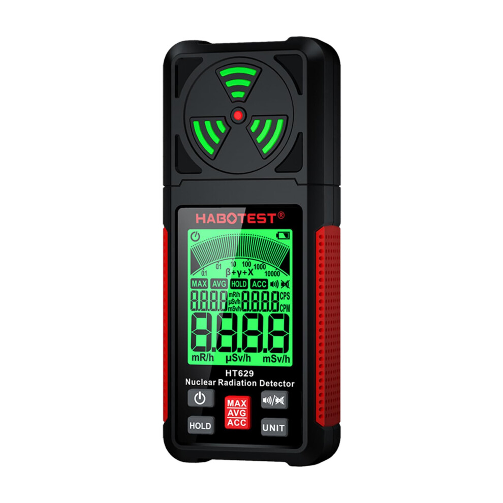 Nuclear Radiation Detector Geiger Counter Xray Yray Ray Detector Lcd Display Marble Radioactivity Tester Personal Dosimeter 9365049507592