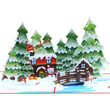 Christmas Greeting Card with Envelope Handmade Invitation Cards