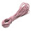 High Elasticity Round Rubber Cord-Black background red 7