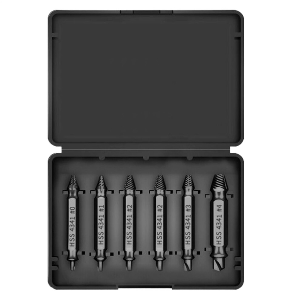 Screw Extractor Set For Broken Screws Rusty Screws Stuck Bolts Remover Ergonomic Screw Extractor For Car Mechanical Work 9365049507660