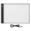 (As show, One size) LED Light Box Tracer with Scale A4 Soft White Light Efficient Light Transmission Touch Buttons Tracing Light Box 1