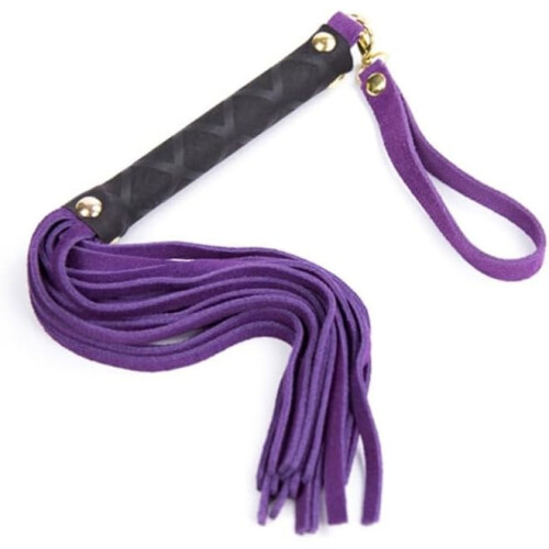 Suede Flogger Toggle Handle Purple 2