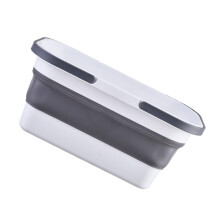 Folding Mop Bucket Collapsible Laundry Basket Plastic Sturdy Rim Easy to Carry for Home Outdoor Use