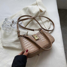 (23cmx14cmx7cm, Khaki) Handbag Shoulder Armpit Bags for Women Winter Trends Underarm Handbags Travel The Latest Fashion Crossbody Bag