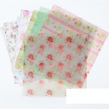 Translucent Envelopes Parchment Covers 14cm x 14cm Scrapbook Rice Paper 8 Pack (Green)
