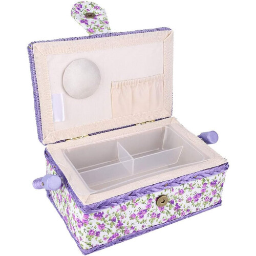 Sono Sewing Kit Basket, 260 Adjustable, Sewing Box, Storage for Thread, Scissors, Buttons 2