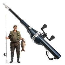 Foldable fishing rod, Telescopic fishing rod Super short travel rod