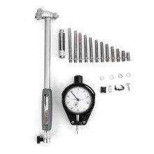 Digital Dial Bore Gage Set, 50mm160mm Dial Bore Gauge, 0.01mm Accuracy, Internal Diameter Measuring Tool, 12 Probes for Deep Engine Cylinder