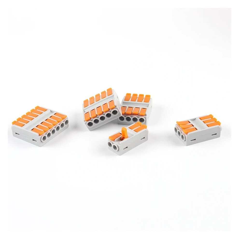Fast Wiring Compact Conductors Docking Cable Connectors Spl Pushin Terminal Block 0.56.0Mm/2210Awg(2265,30Pcs) 9412369524591