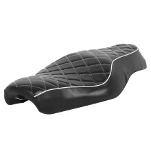 Dvojlôžkové motocyklové sedadlo, kompatibilné s Harley Davidson, s materiálmi, ergonomickým dizajnom, pohodlné integrované sedadlo vodiča a