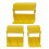 Tape Cap Dispenser, Painters Tape Applicator, Compact Design, Yellow 1