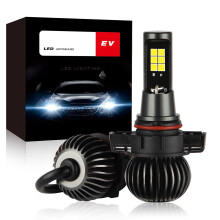 H1 mistlamp plug & play superheldere dagrijverlichting CSP tweekleurige lichtbron 3D SMD-emitter maximale lichtopbrengst behuizing van