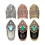 2Pcs Antique Metal Thimble Finger Tip Protector For-    C 2
