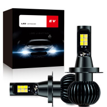 H1 mistlamp plug & play superheldere dagrijverlichting CSP tweekleurige lichtbron 3D SMD-emitter maximale lichtopbrengst behuizing van