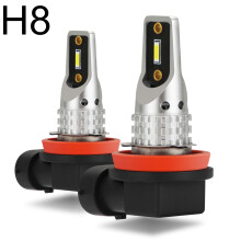 Lâmpada de LED H4 para farol de neblina ou motocicleta com tecnologia de feixe focado, sem ofuscamento para outros motoristas, design compacto e