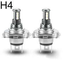 LED-Nebelscheinwerferlampe H4, Motorradscheinwerferlampen, Fokussierte Lichtstrahltechnologie, Blendfrei für andere Fahrer, Kompaktes Design,