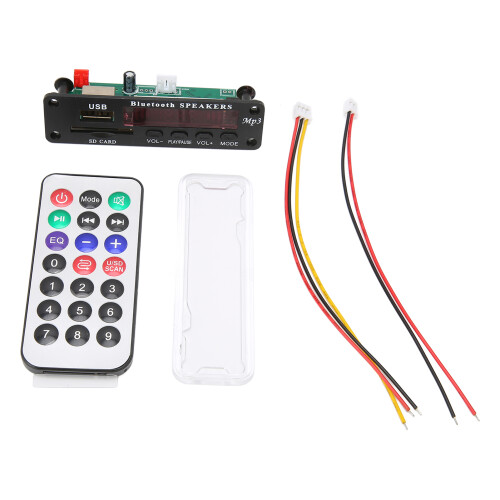 Módulo de áudio Bluetooth sem fio para projetos de áudio DIY, módulo de decodificação de áudio Bluetooth com display digital, suporte para 2