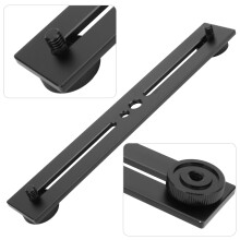 Tragbarer Dual Head Flash Bracket Halter für 1/4''