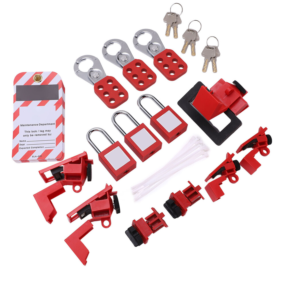 Elektrisches Lockout-Tagout-Kit, Loto Tag Hasp 8141948372094