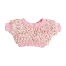 (10cm-12cm, Pink) Doll Sweater for Kids Fashion Photo Props Stuffed Doll Clothes for 15cm Doll Pink