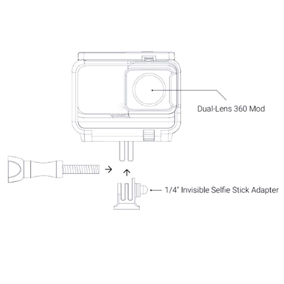 Abs Schwarz Leichte Tragbare Motion Kamera Schutz 8141948372070