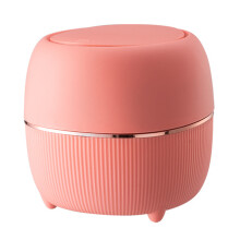 Poubelle de bureau pour le bureau ou la cuisine, mini-poubelle moderne avec ouverture par pression, facile Ă utiliser, polyvalente, robuste et