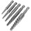 Screw extraction set, bolt extraction kit, extractor, handle, electric removal tool 5pcs 2