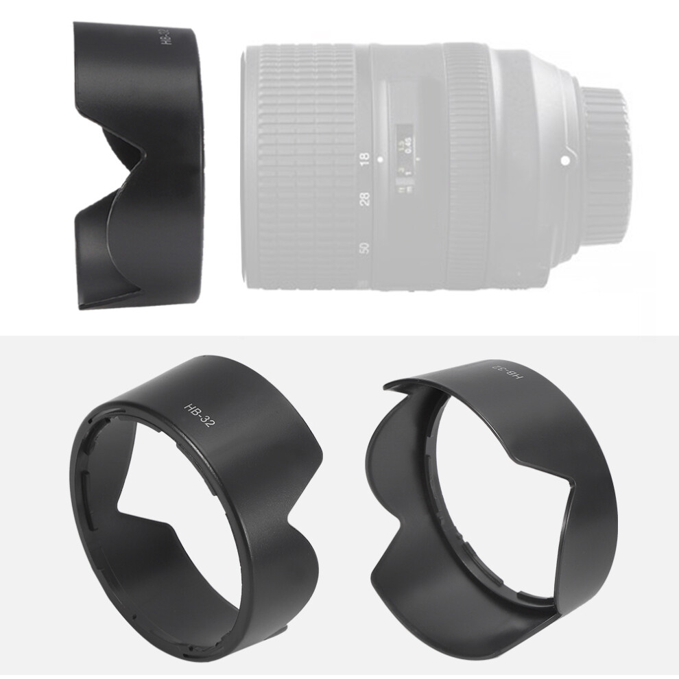 Hb32 Kunststoff-Gegenlichtblende, Schwarz, 8141948373725