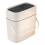 Convenient Push Lid Plastic Dustbin Trash Can Easy to-Type B 1