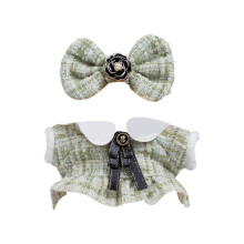 (10cm-11cm, Light Green) Fashion Doll Dress Suit Soft Collectible Doll Clothing Set for 6.69inch Doll Light Purple