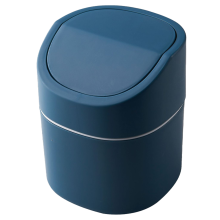 Mini poubelle multifonctionnelle, couvercle à ouverture facile et rapide pour une vidage aisé, espace de rangement pour cosmétiques pour une