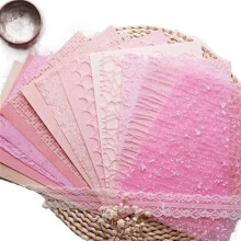 Translucent Envelopes Parchment 15 Pieces Pink Scrapbooking Paper DIY Crafts