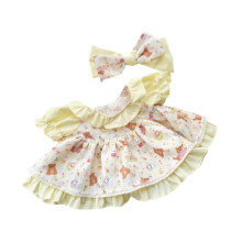 Fashion Dolls Dress Suit with Headbow Girl Doll Clothes for 14.96inch''dolls
