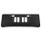 Support de plaque d'immatriculation avant de remplacement, support de plaque d'immatriculation à fixation directe, finition texturée noire, cadre 7