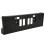 Support de plaque d'immatriculation avant de remplacement, support de plaque d'immatriculation à fixation directe, finition texturée noire, cadre 6