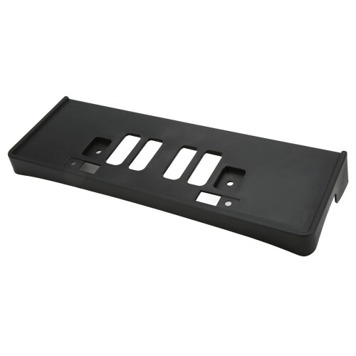 Support de plaque d'immatriculation avant de remplacement, support de plaque d'immatriculation à fixation directe, finition texturée noire, cadre 2