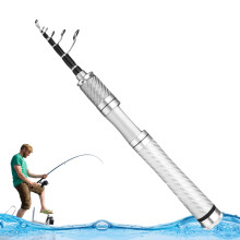 Telescope fishing rod Compact handy retractable bait casting rod Travel fishing rod, ergonomic fishing accessories for beach, brook