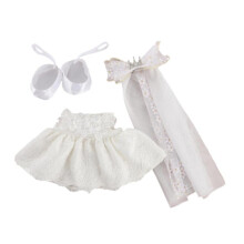 38cm Doll Clothes Wedding Dress Dress up Girl Doll Clothes for Kids Birthday