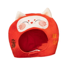 Comfortable Plush Cat Hat Cute Plush Headgear for Holiday New Year Role Play