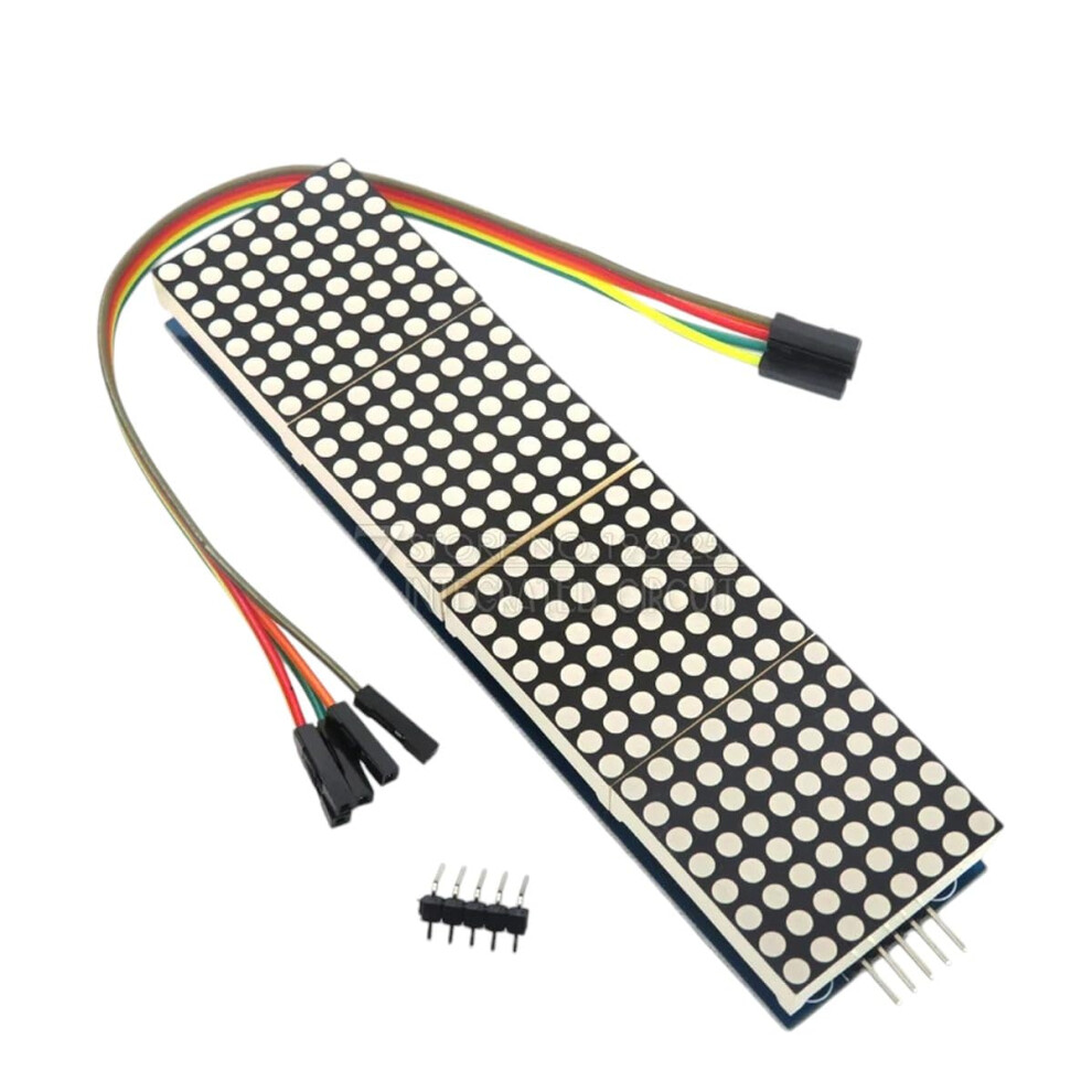 1Pcs Max7219 Dot Matrix Module For Arduieno Microcontroller 4 In One Led Display 9412369525949
