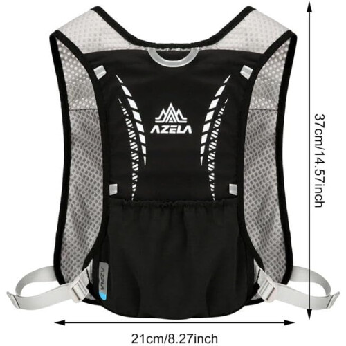 Running Vest Lightweight with Water Bottle Backpack Light Purple One Size 1