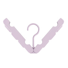 Opvouwbare reiskledinghanger Draagbare ontwerpen Gevouwen-Roze