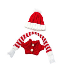 (10cm-12cm, sweater scarf  hat) 15cm-17cm Plush Doll Clothes Plush Doll Accessories Dress up Stylish Cartoon sweater