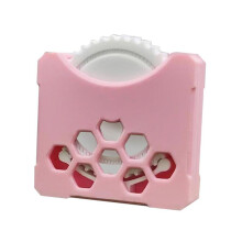 (4.8cmx4.8cmx0.8cm, Pink White) Clicking Wheel Fidget Sensory Toy Bath Toys Coordination Novelty Sensory Fidget Click for Holiday Gift Learning