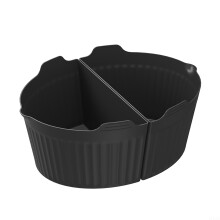 2 x Silicone Slow Cooking Liners Reusable Silicone Insert Foldable for 68 Quart Slow Cooker