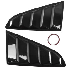 Alette di ventilazione per lunotto posteriore in fibra di carbonio per Mustang 2015-2021, aspetto sportivo e ispirato alle corse con montaggio retrò