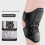 (Average Size, Spring Booster Knee Pad Black One Piece) Knee Pad Help Walking Elderly Leg Support 1