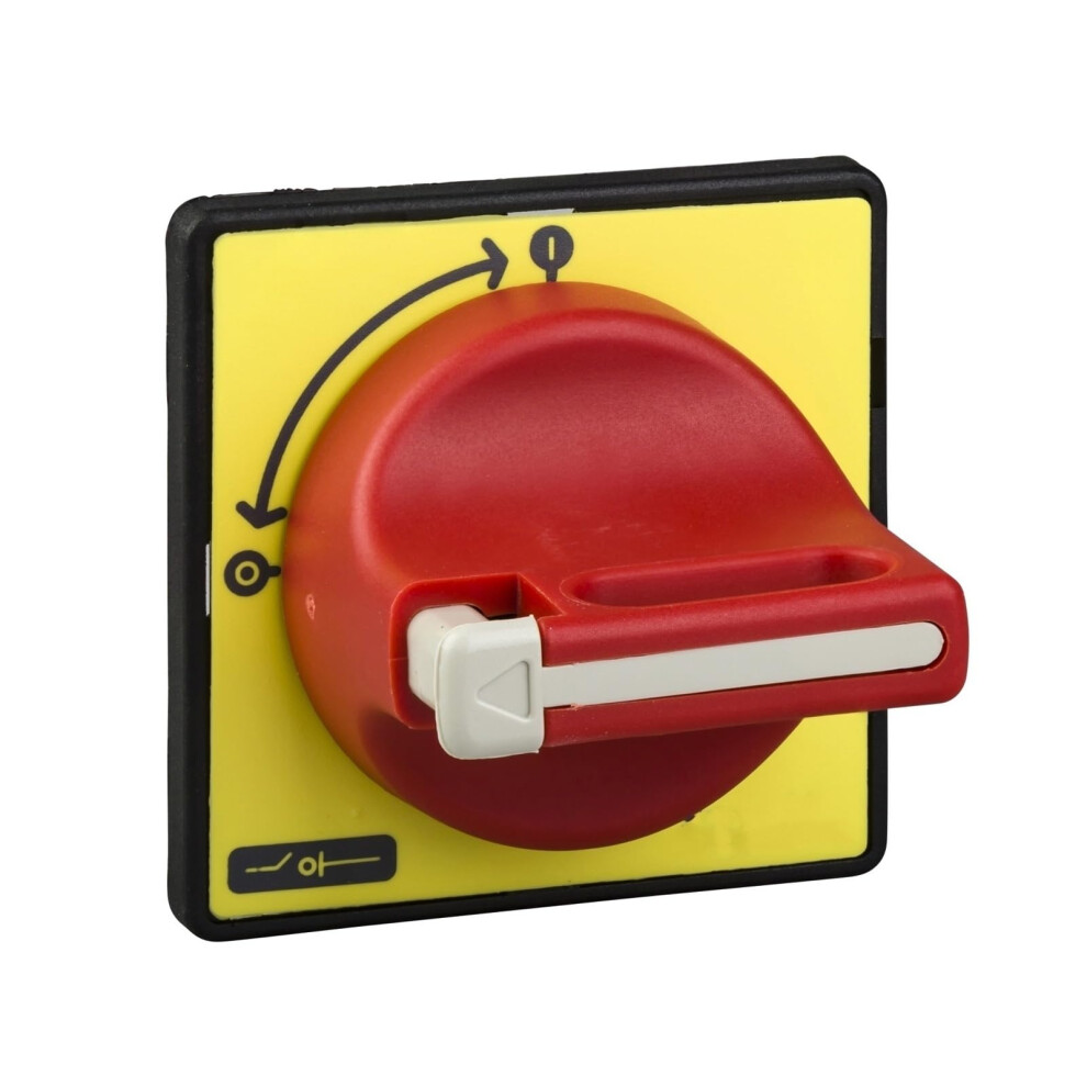 Kcf1pz Kcf1pzc Tesys Vario Front And Red Rotary Handle 1 To 3 Padlocking 9426802009392