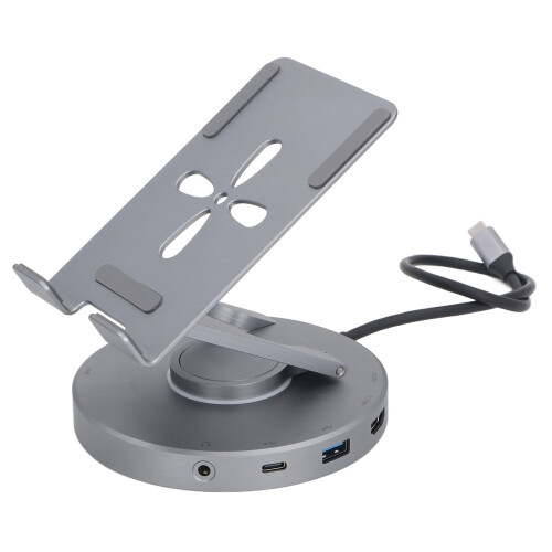 10-in-1-Dockingstation, 360 Grad drehbar, 2
