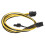 6Pcs GPU Power Kabel PCIE 6Pin zu 8Pin Stecker auf 8
